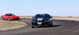 La Junta Raceway car on track