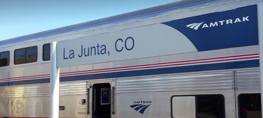 La Junta, Amtrak bus