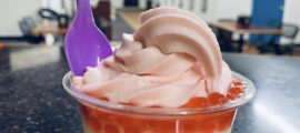 Strawberry froyo
