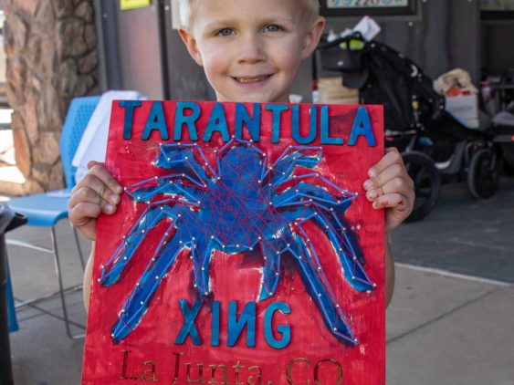 La Junta Tarantula Fest Sign Making